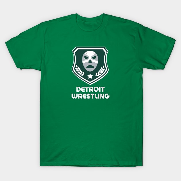 Detroit Wrestling "Leonidas Green" T-Shirt by DDT Shirts